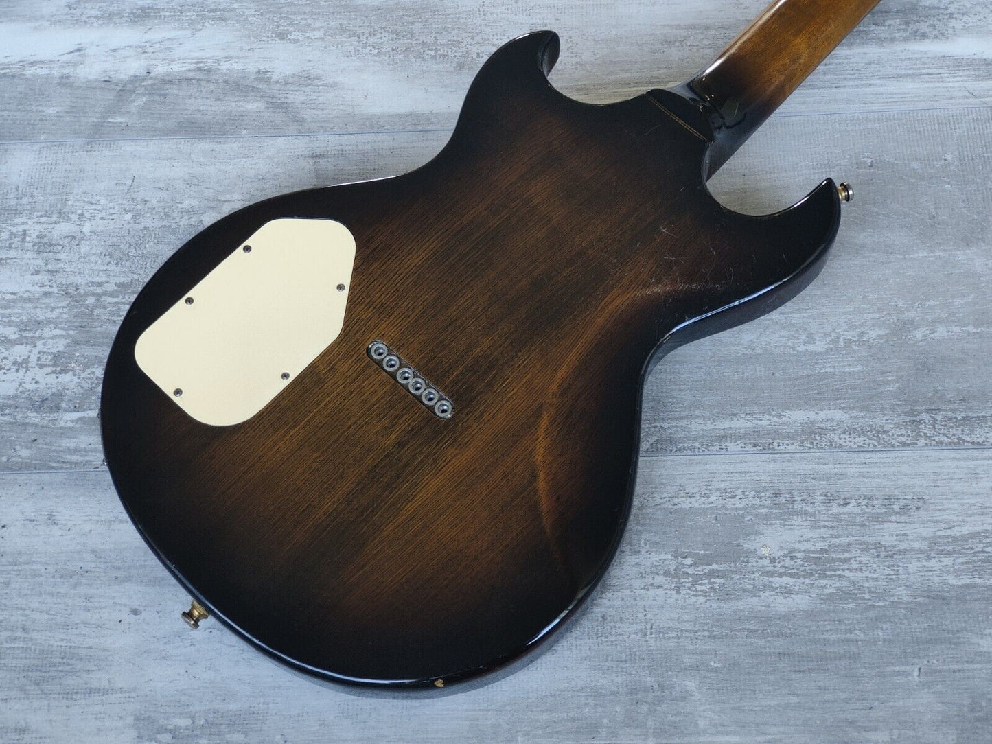 1981 Aria Pro II Japan CS-400 Cardinal Double Cutaway (Brown Sunburst)