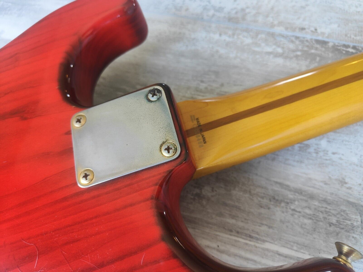 1993 Fender Japan ST57G-65 Custom Edition 57 Reissue Stratocaster (Charcoal Red)