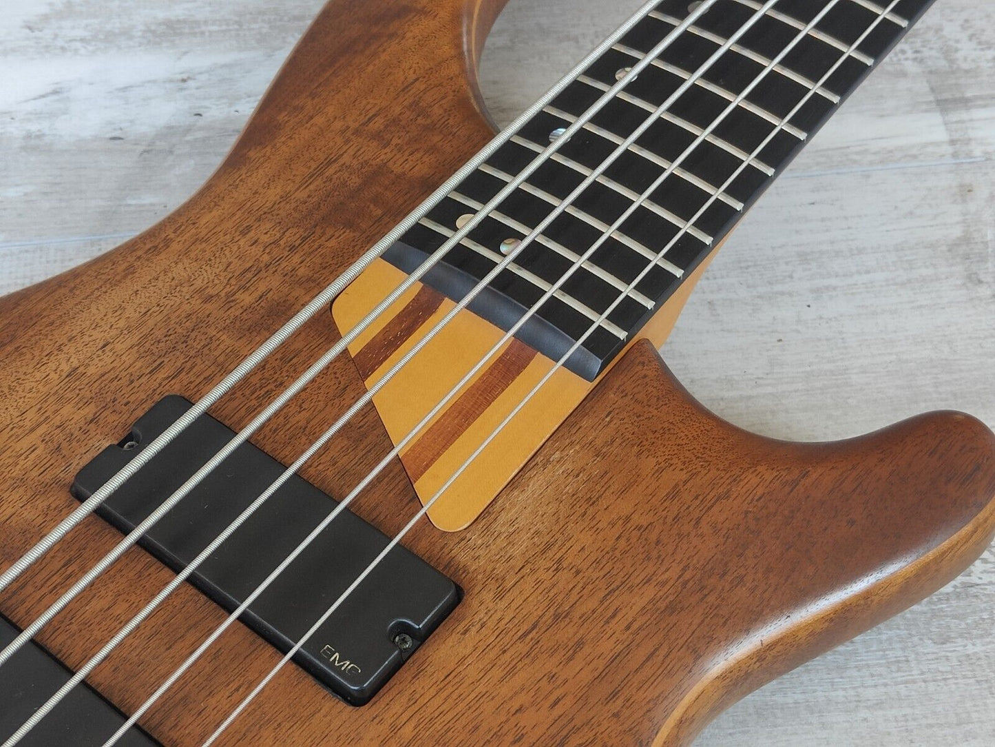 1996 Greco Japan PXB-160 Phoenix 5-String Bass w/EMG's (Walnut Oil)