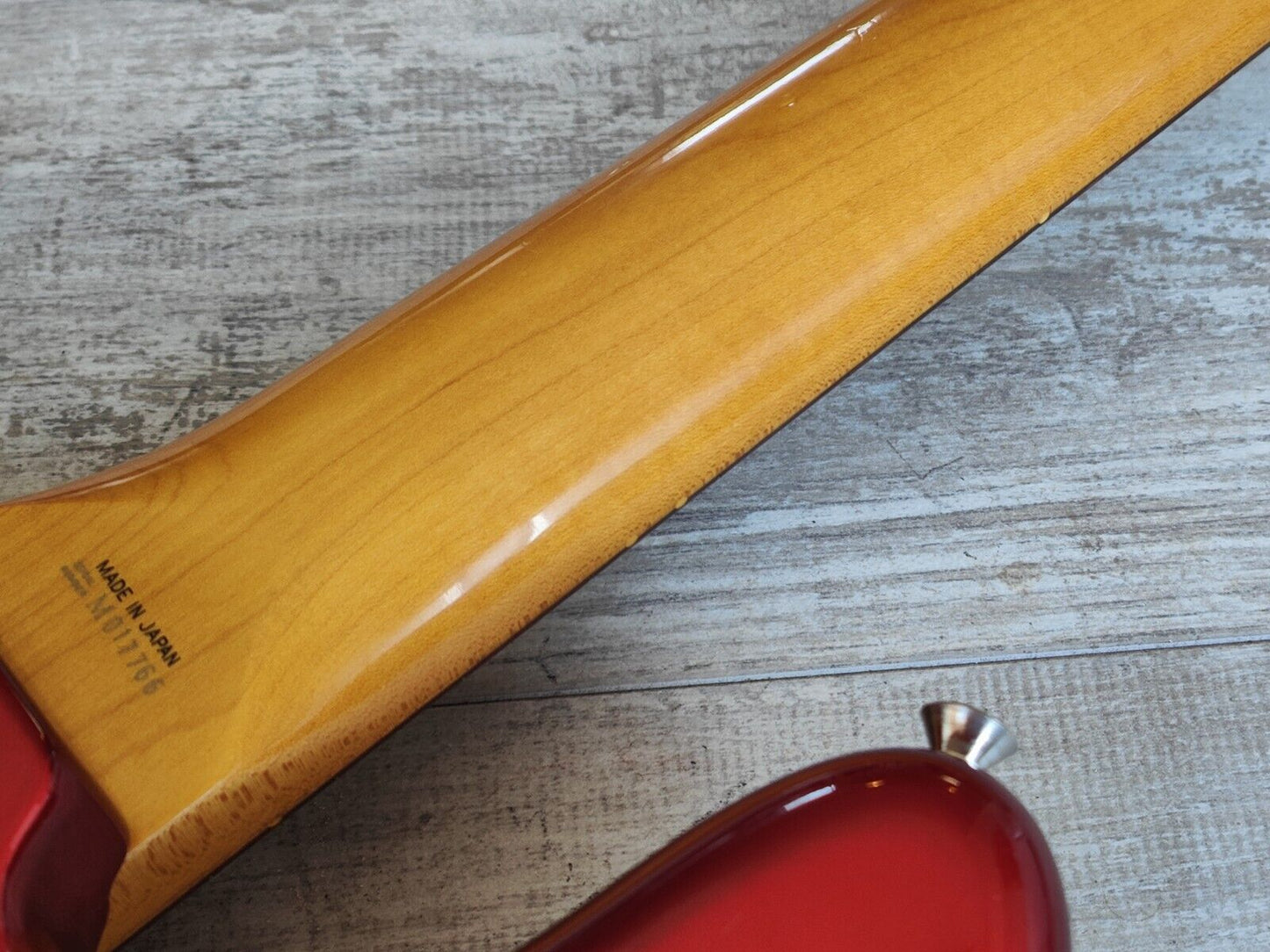 1992 Fender Japan (by Fujigen) JB62-58 '62 Reissue Jazz Bass (Candy Apple Red)