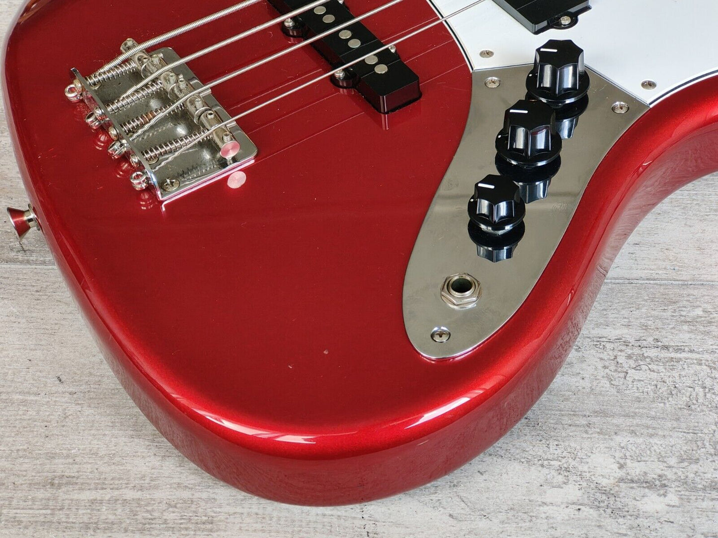 2010 Fender Japan JB-STD/PJ PJ Jazz Bass (Candy Apple Red)