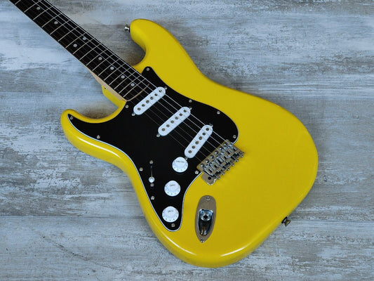1989 Fender Japan ST72-55 LH Left Handed '72 Reissue Stratocaster (Yellow Refin)