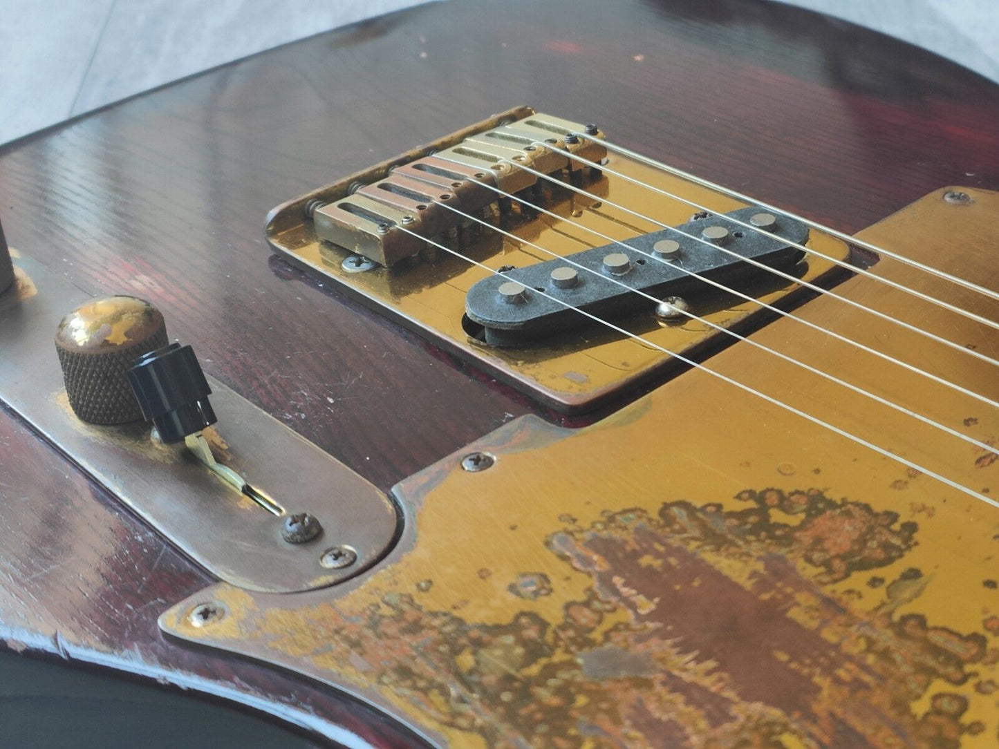 1980's Moon PGM Japan Custom Order Telecaster (Burgandy Walnut)