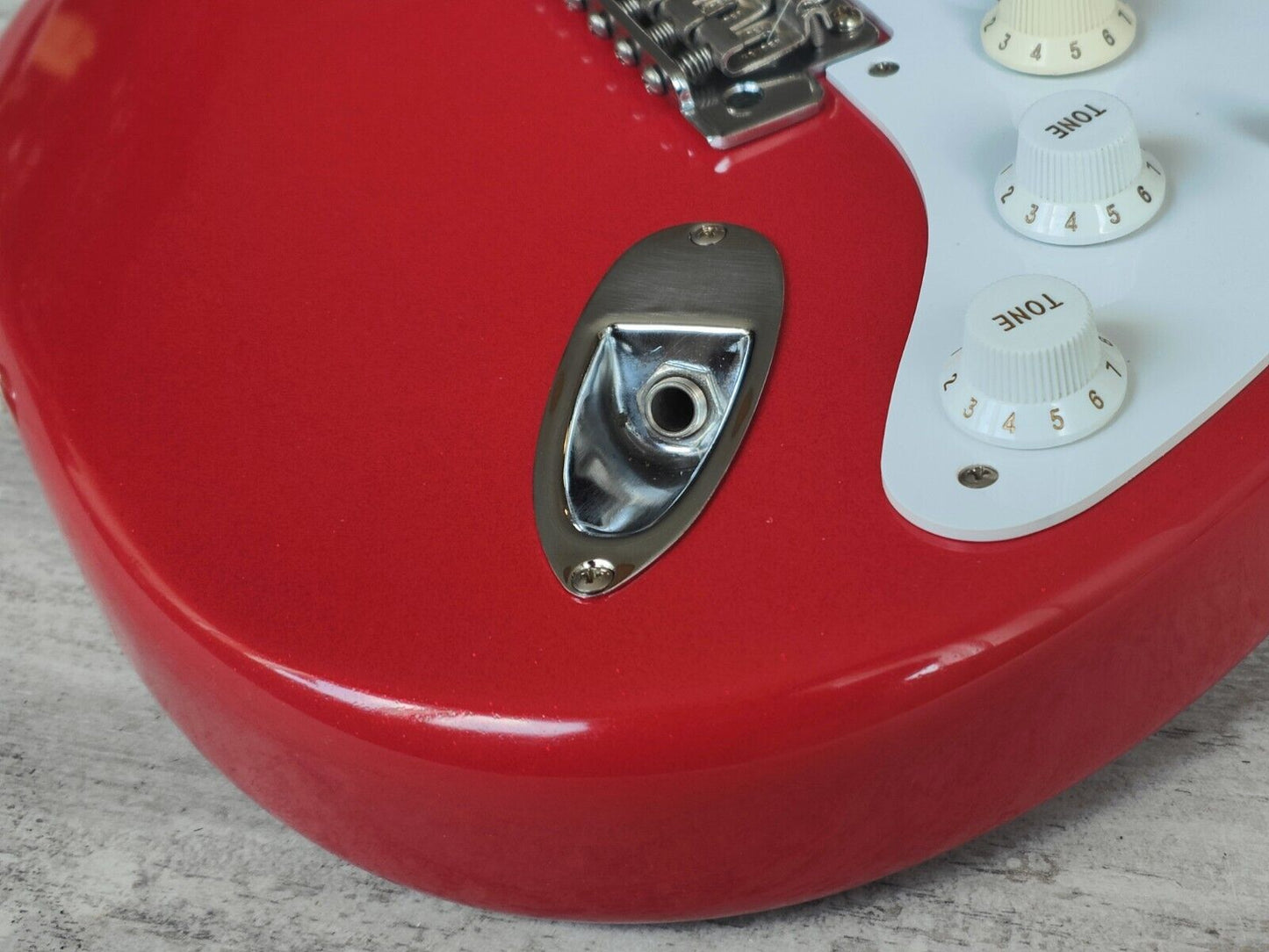 1990's Fender Japan '57 Reissue Stratocaster (Refinished Sparkle Red)
