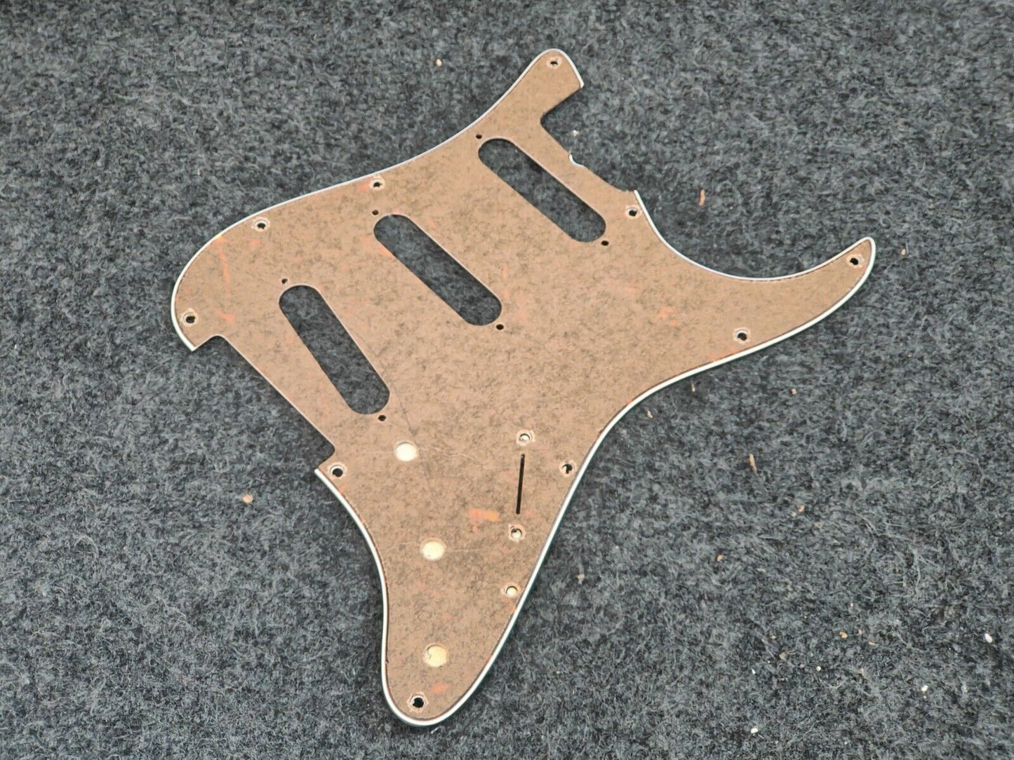 1980's Tokai Japan NOS S-034 Stratocaster Pickguard (3-Ply Brown Celluloid)