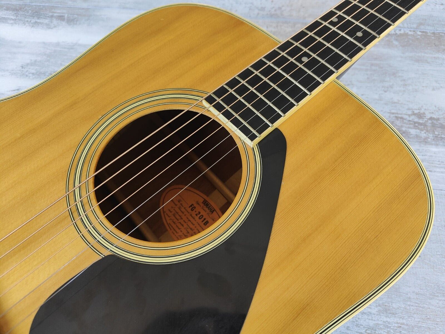 1978 Yamaha FG-201B Japanese Vintage Acoustic Guitar (Natural)