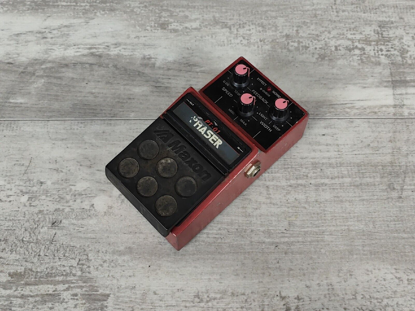 1981 Maxon PT-01 Vintage Analog Phaser Effects Pedal