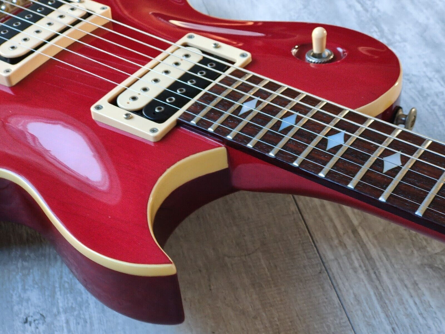 1981 Aria Pro II (Matsumoku) PE-R60 Single Cutaway (Red)
