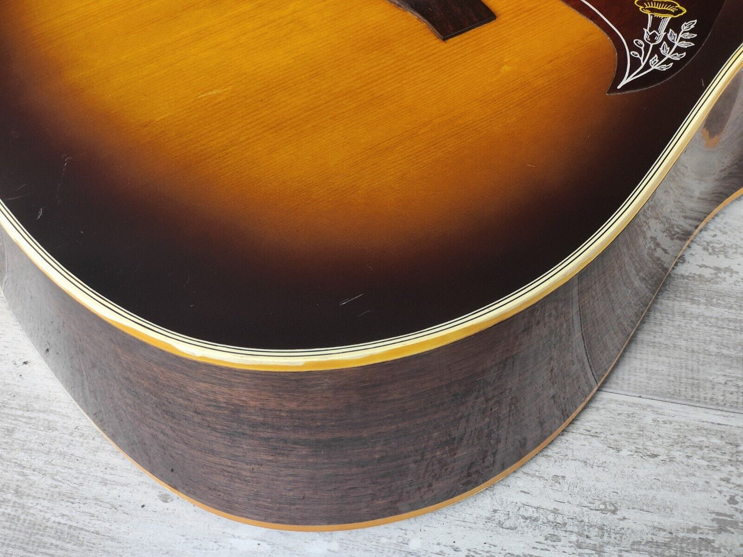 1970's Alvarez Hummingbird Japanese Vintage Acoustic Guitar (Brown Sunburst)