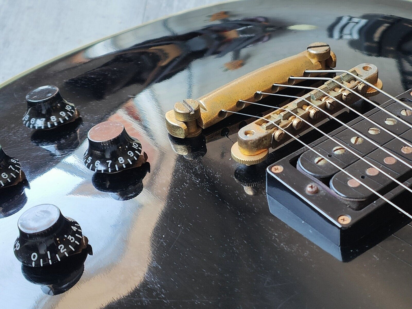 1988 Burny Japan RLC-60 Les Paul Custom (Black)