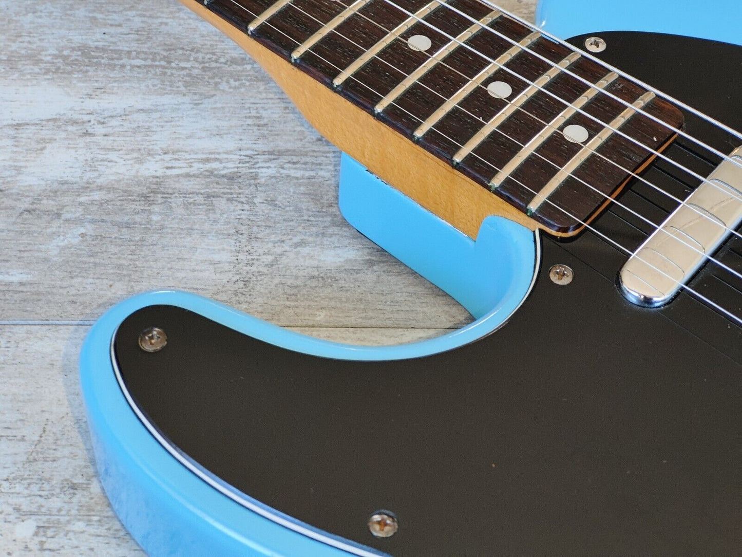 1986 Fender Japan TL72-55 LH '72 Reissue Left Handed Telecaster (Daphne Blue)