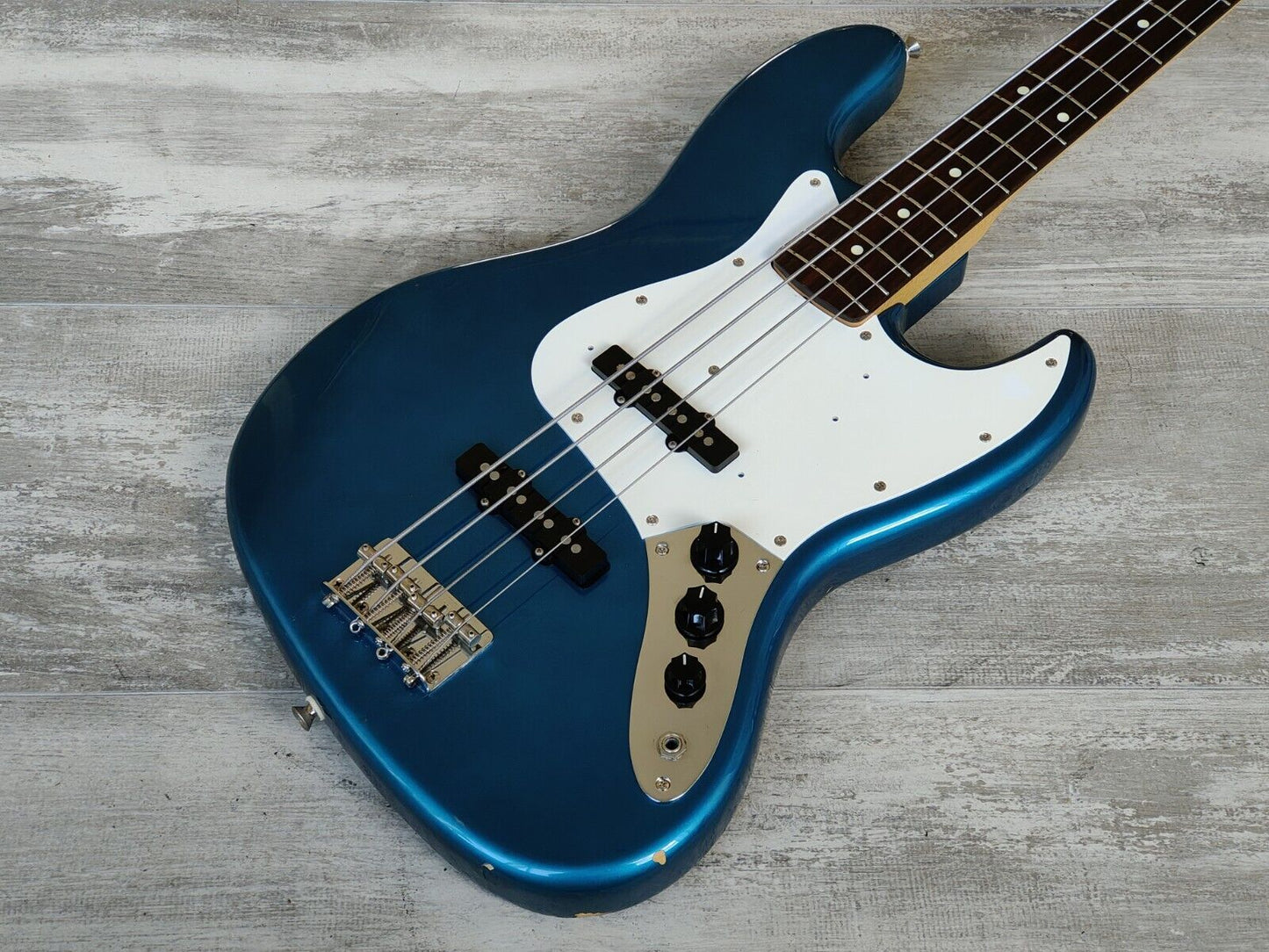 1992 Fender Japan Jazz Bass Standard (Lake Placid Blue)