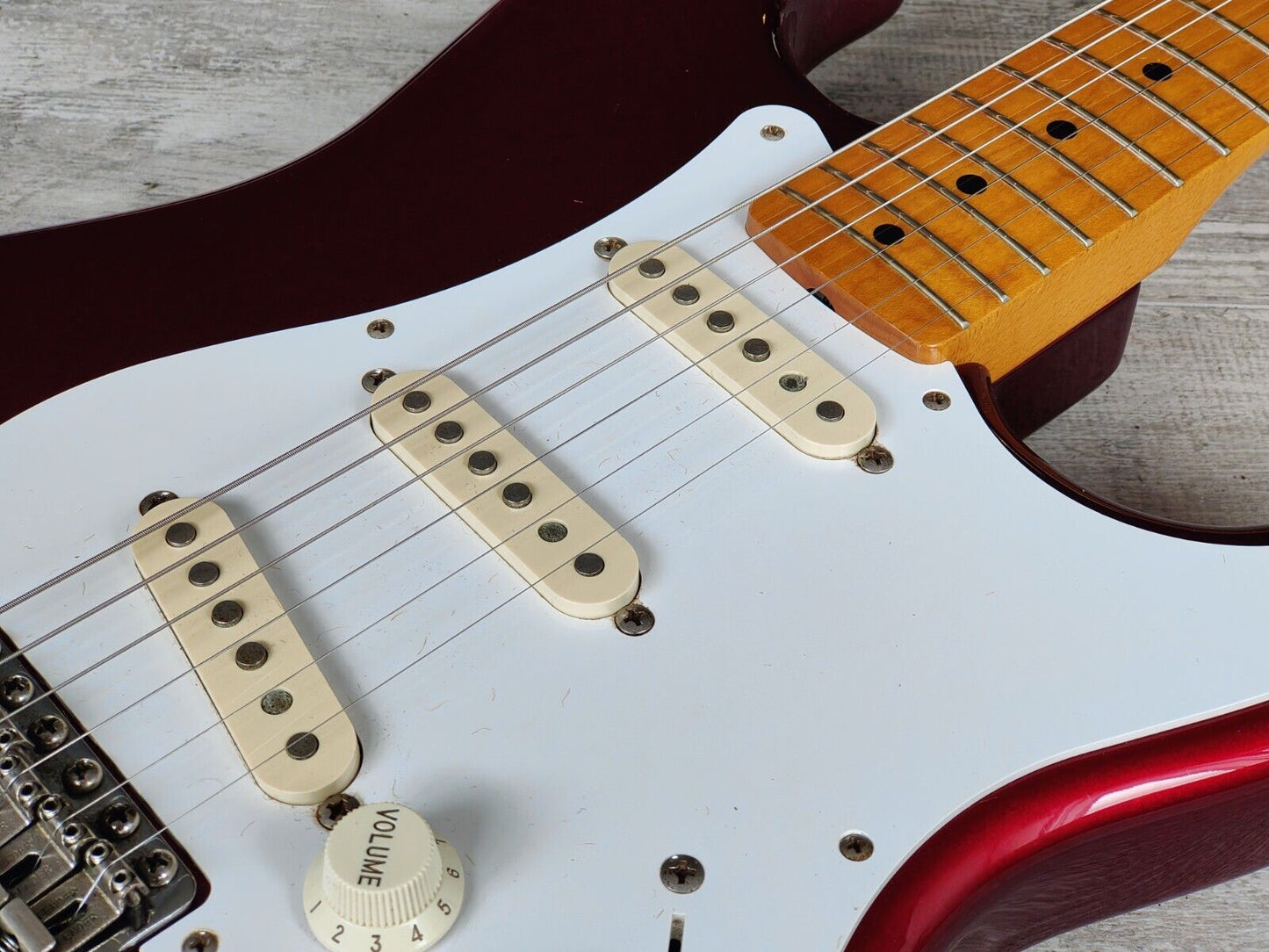2010 Fender Japan ST57 '57 Reissue Stratocaster (Candy Apple Red)
