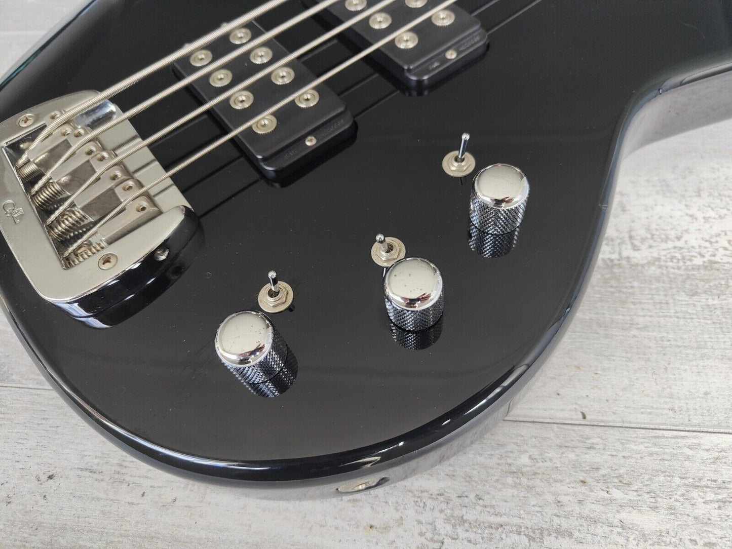 1996 G&L Japan L-2000 Tribute Custom "Slim Neck" Bass (Black)