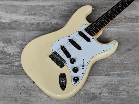 1986 Fender Japan ST72-65 '72 Reissue Blackmore Scalloped Stratocaster (White)