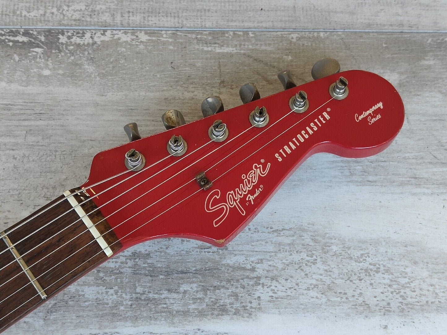 1984 Squier Japan SST314H-55 JV Series HSS Contemporary Stratocaster (Red)