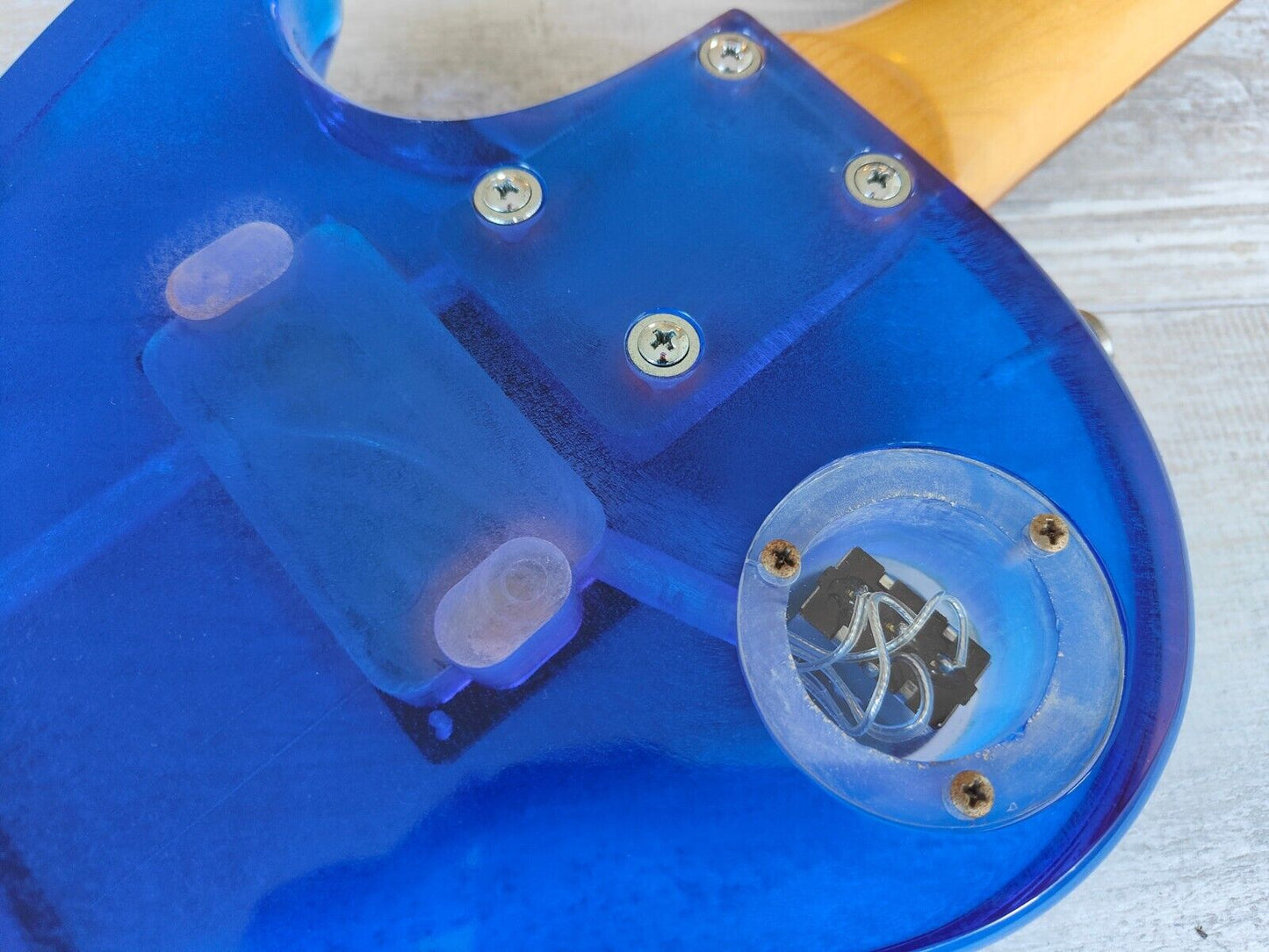 1990's Barclay Single Cutaway (Purple Lucite/Acrylic)