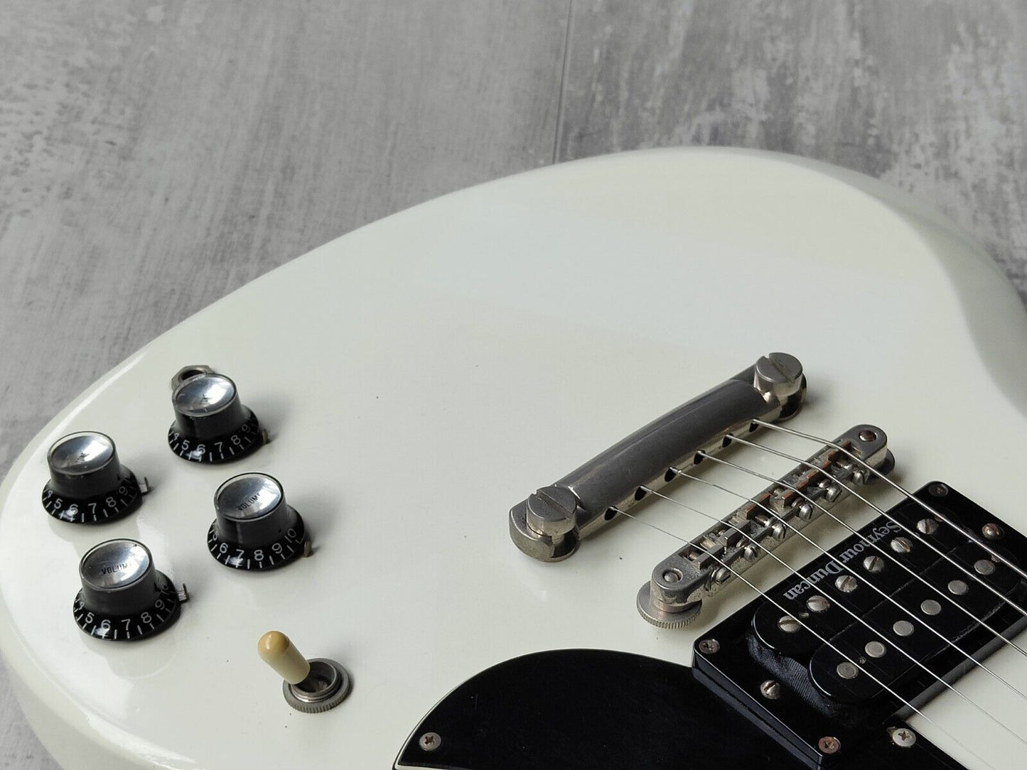 1994 Orville (Gibson) Japan  SG-65 '62 Reissue SG Double Cutaway (Alpine White)