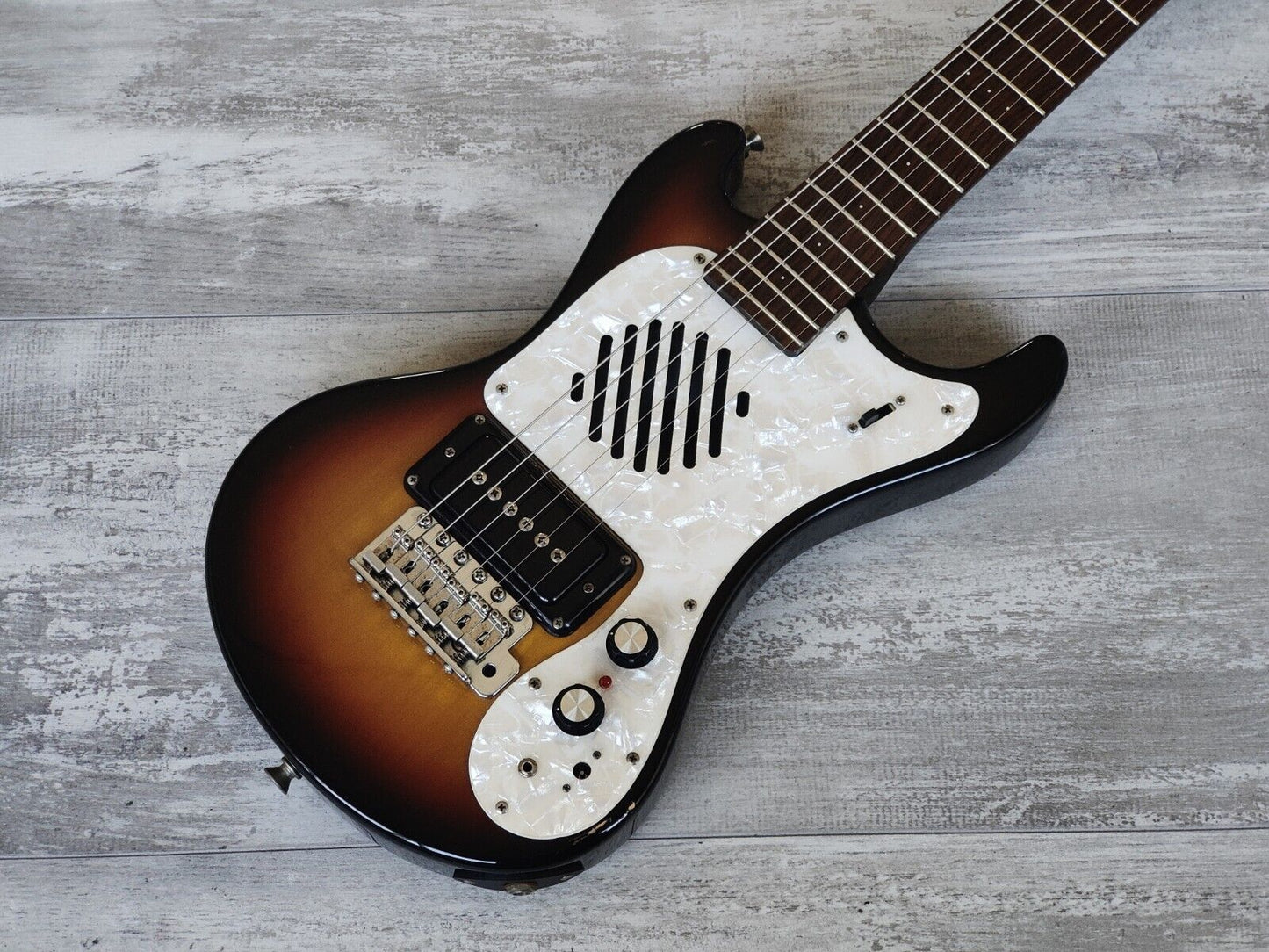 Marine Rider Mini Mosrite Travel Guitar (Made in Japan)