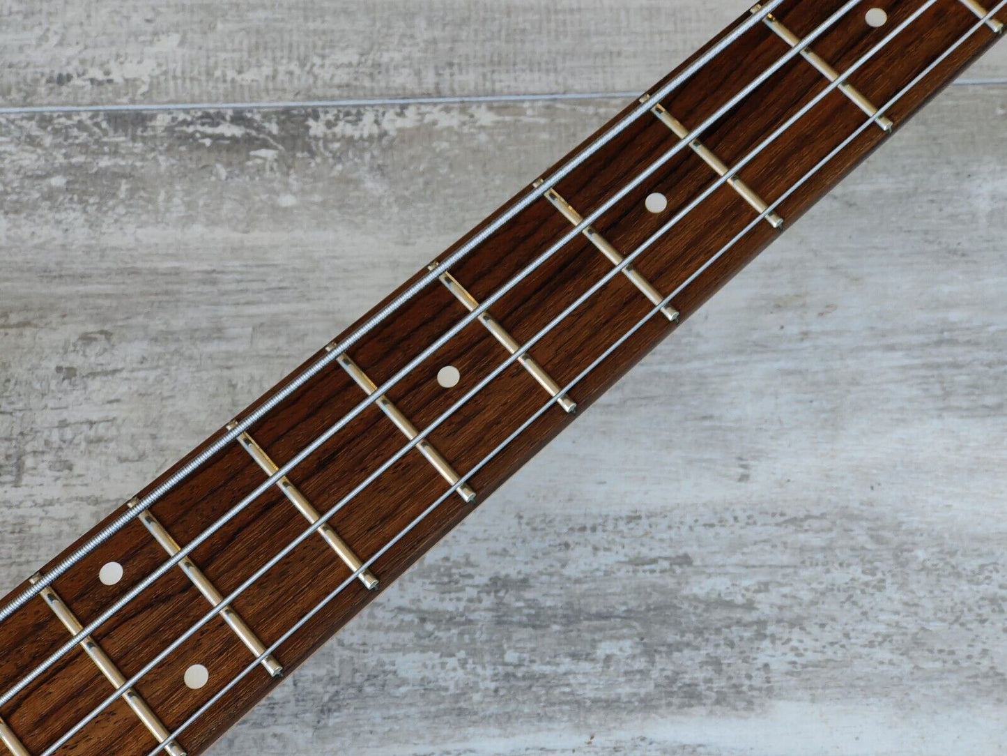 1990's Fernandes Japan FRB-75 Active Revolver Bass (Transparent Purple)