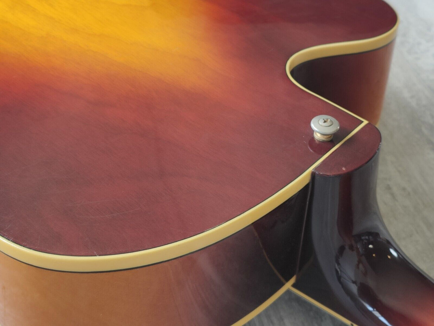 1980 Yamaha Japan AE-1200 Hollowbody Jazz Electric Guitar (Antique Stain)