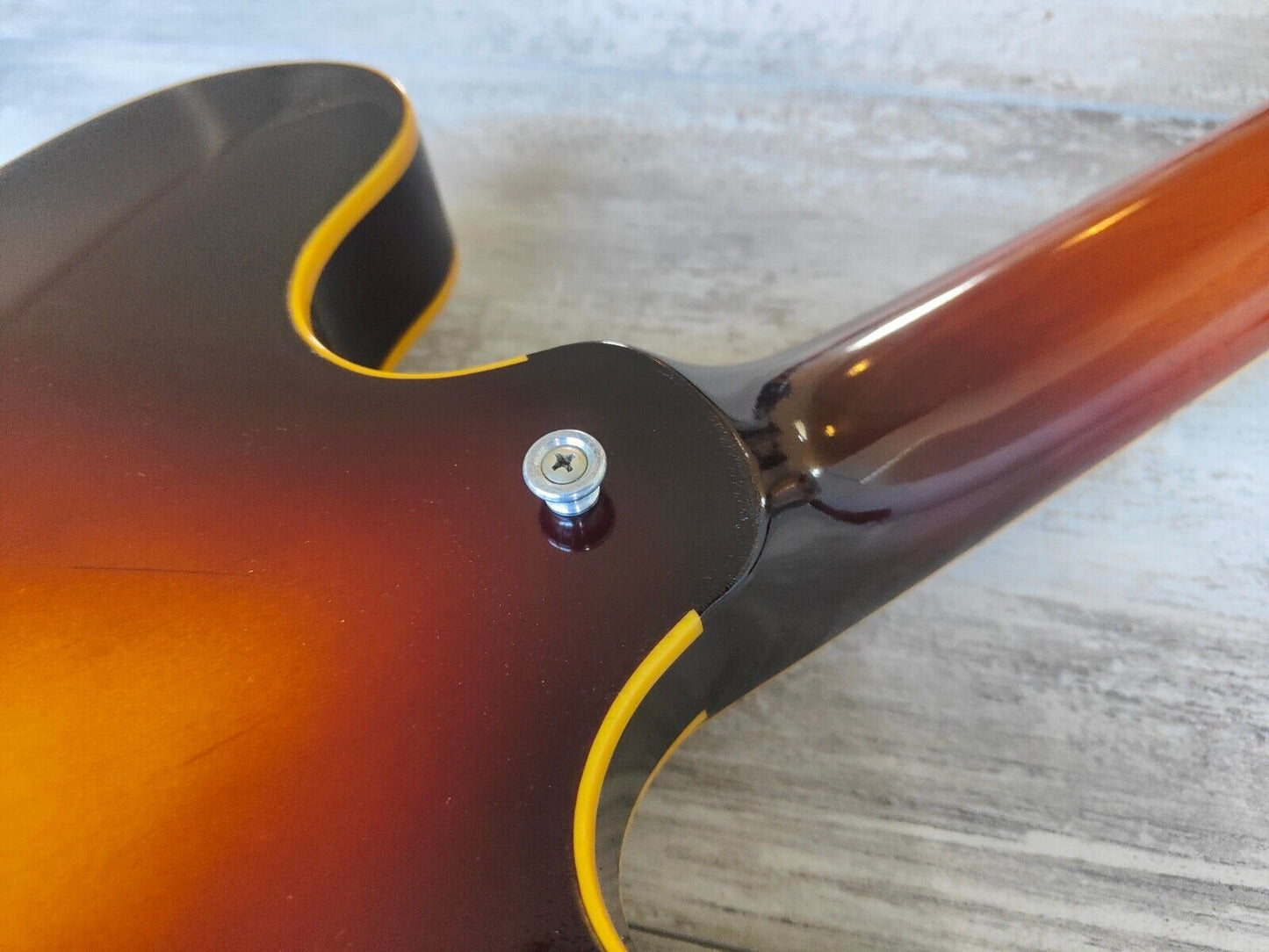 2005 Edwards (by ESP Japan) E-SA-125LTS Semi Hollowbody (Brown Sunburst)