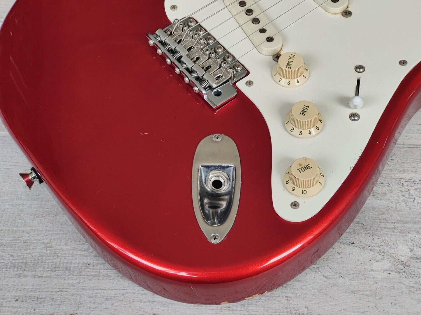 1993 Fender Japan ST57-70 '57 Reissue Stratocaster w/USA Pickups (Red)