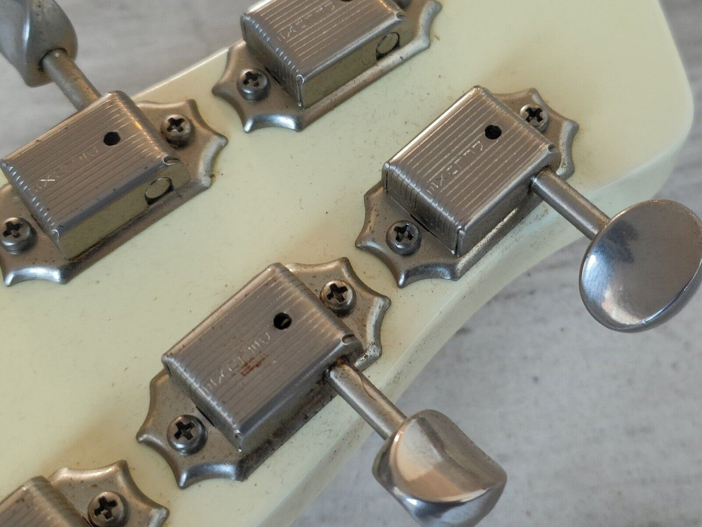 1980's Japanese Random Star Electric Guitar (White)