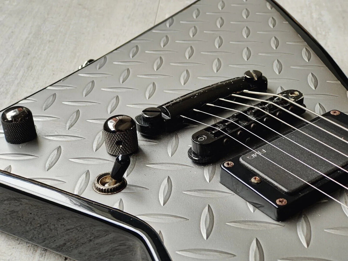 1990's LTD (by ESP Japan) EX Series Hetfield Explorer (Black Diamond)