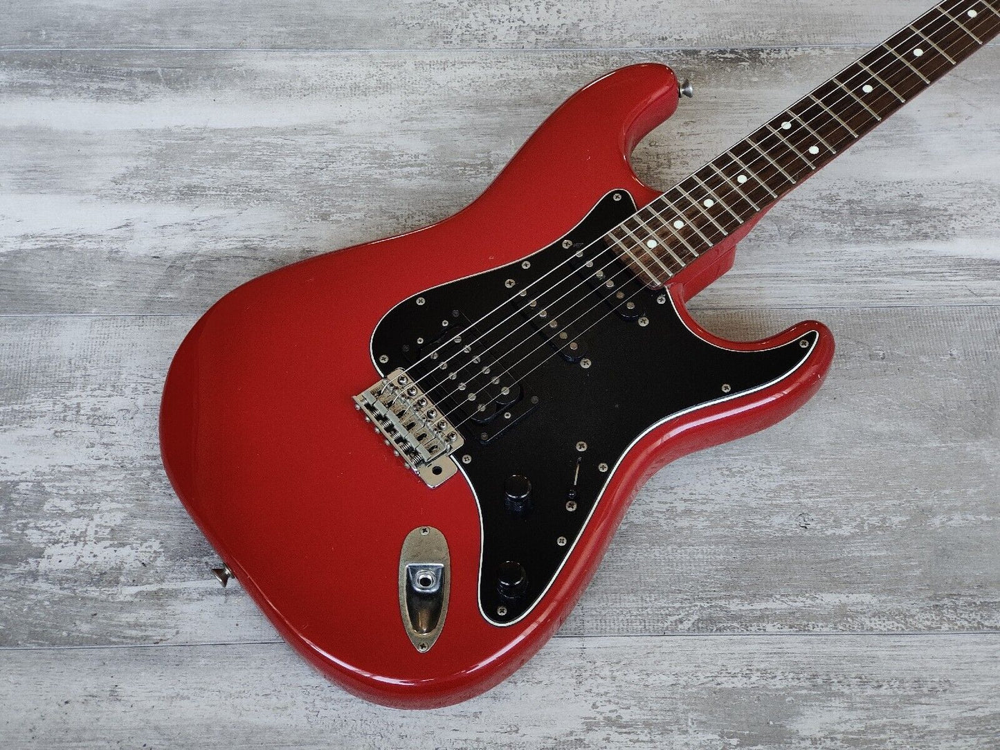 1984 Squier Japan SST314H-55 JV Series HSS Contemporary Stratocaster (Red)