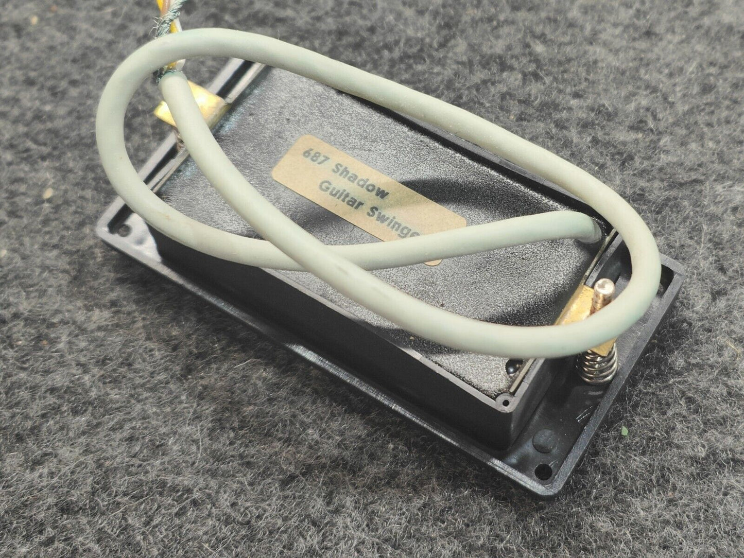 1970's Shadow Germany 687 "Swinger" NOS Covered Humbucker (Black)