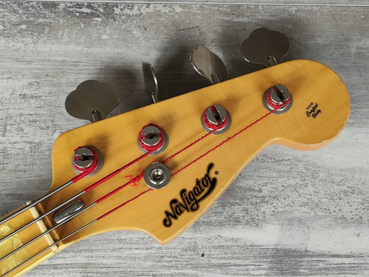 1980's ESP Navigator Japan Custom Order 70's Reissue Jazz Bass (Natural)