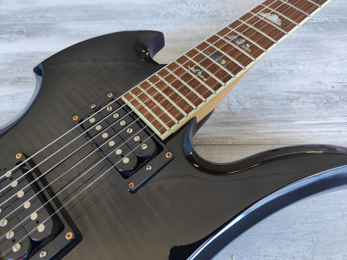 2000's BC Rich Mockingbird (Transparent Black)