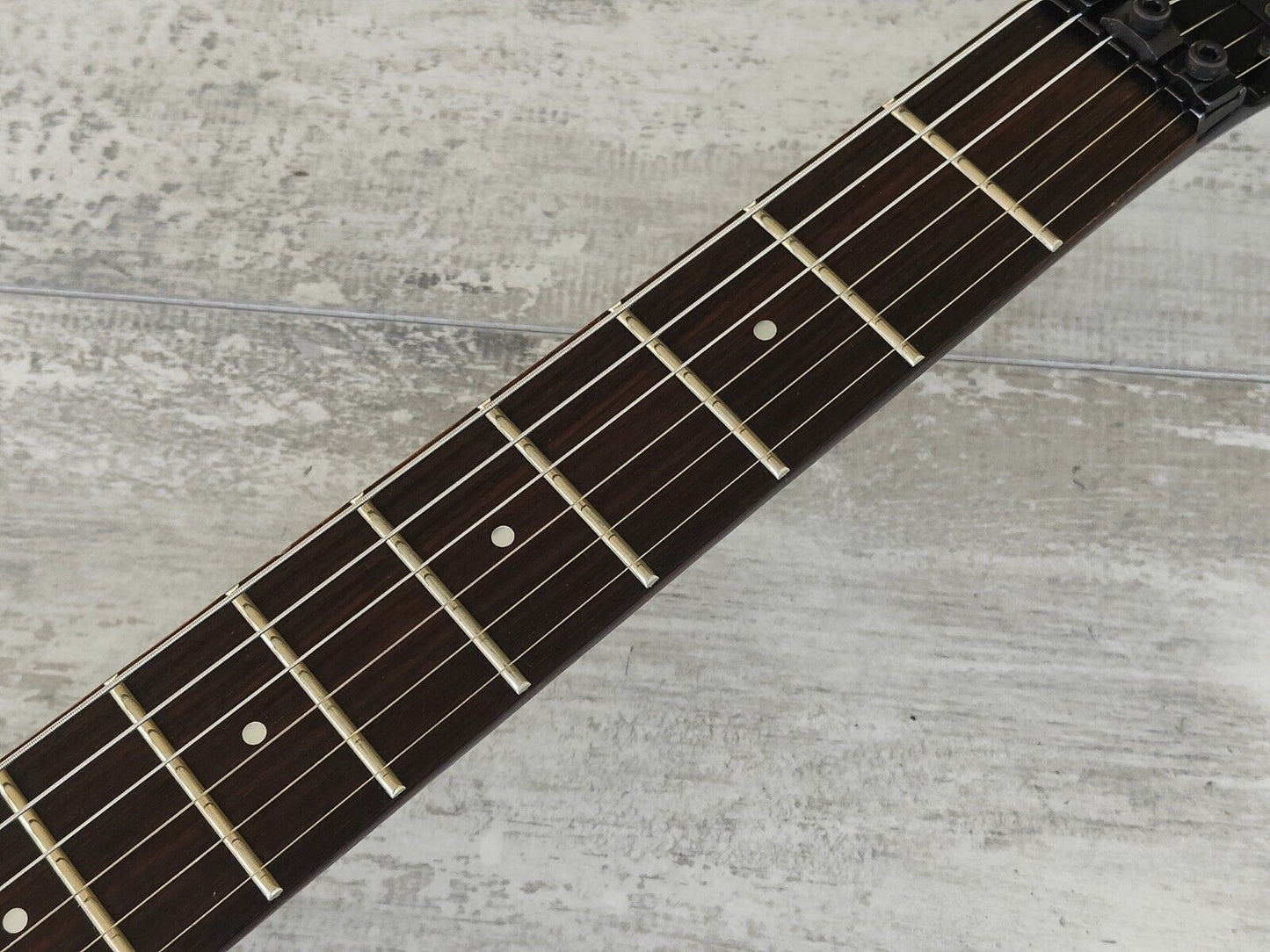 1986 Fernandes Japan FR-55 Revolver HSS Superstrat Stratocaster (Pearl Pink)