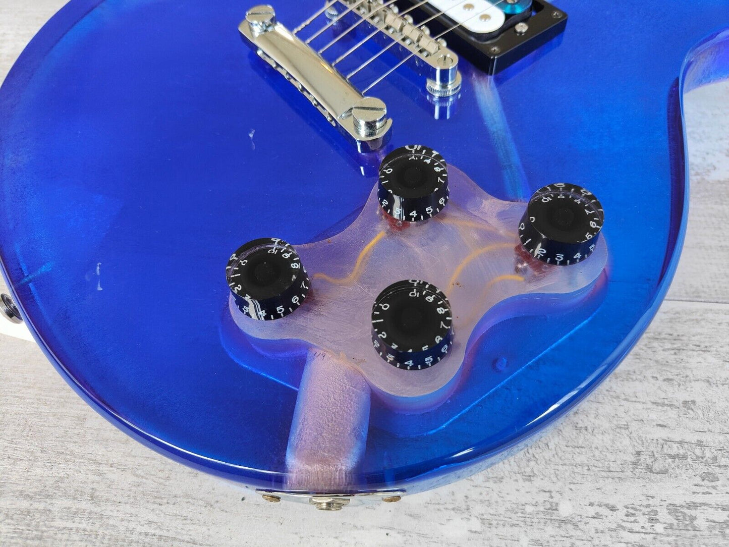 1990's Barclay Single Cutaway (Purple Lucite/Acrylic)