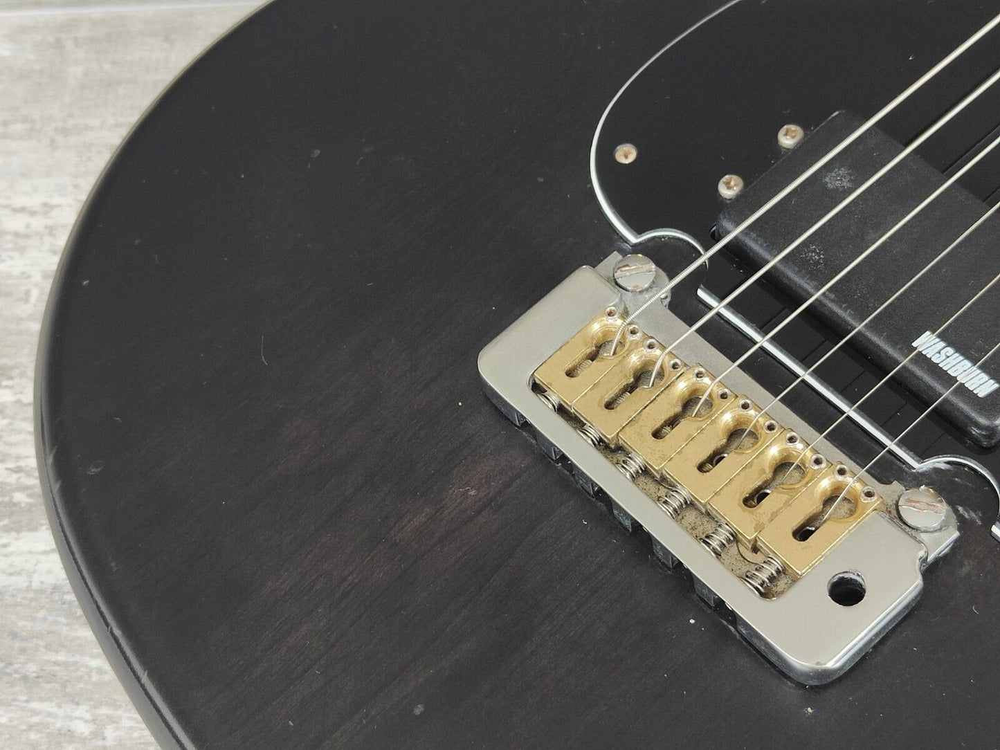 1984 Washburn Japan Force 2 Double Cutaway (Black)