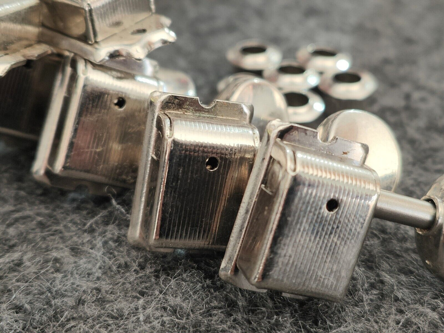 1980's Tokai Japan NOS Vintage Machine Heads/Telecaster Tuners (Nickel 6IL)