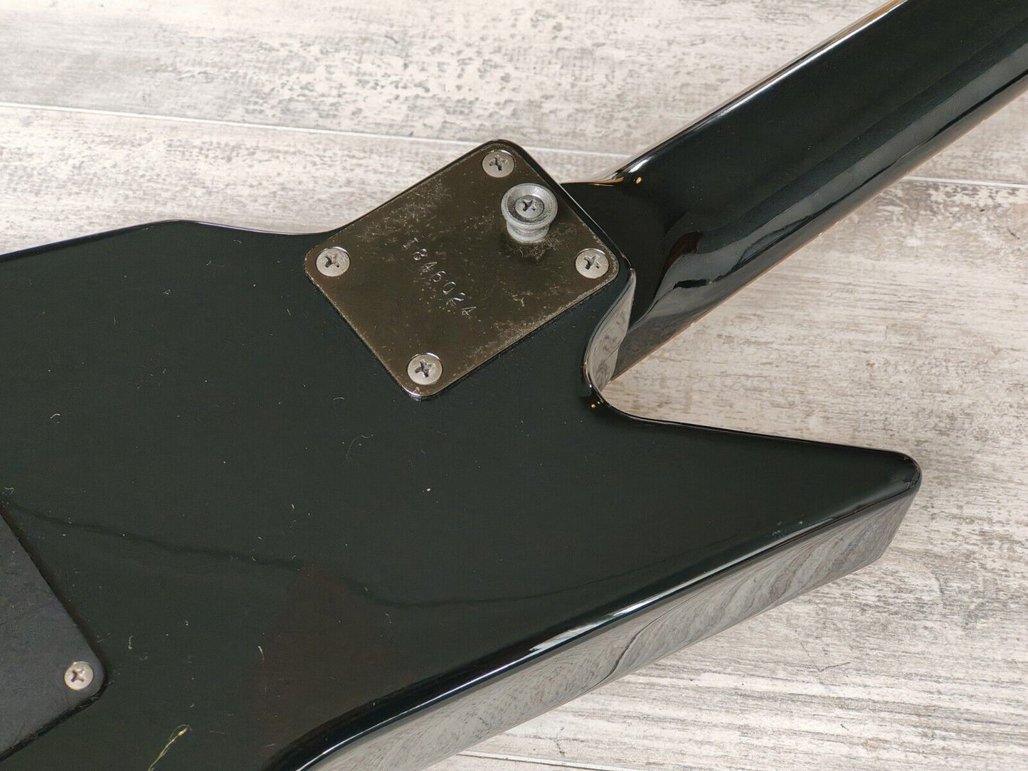 1984 Greco Japan GTZ65RB "Tusk" Rhoads V (Black & Gold)