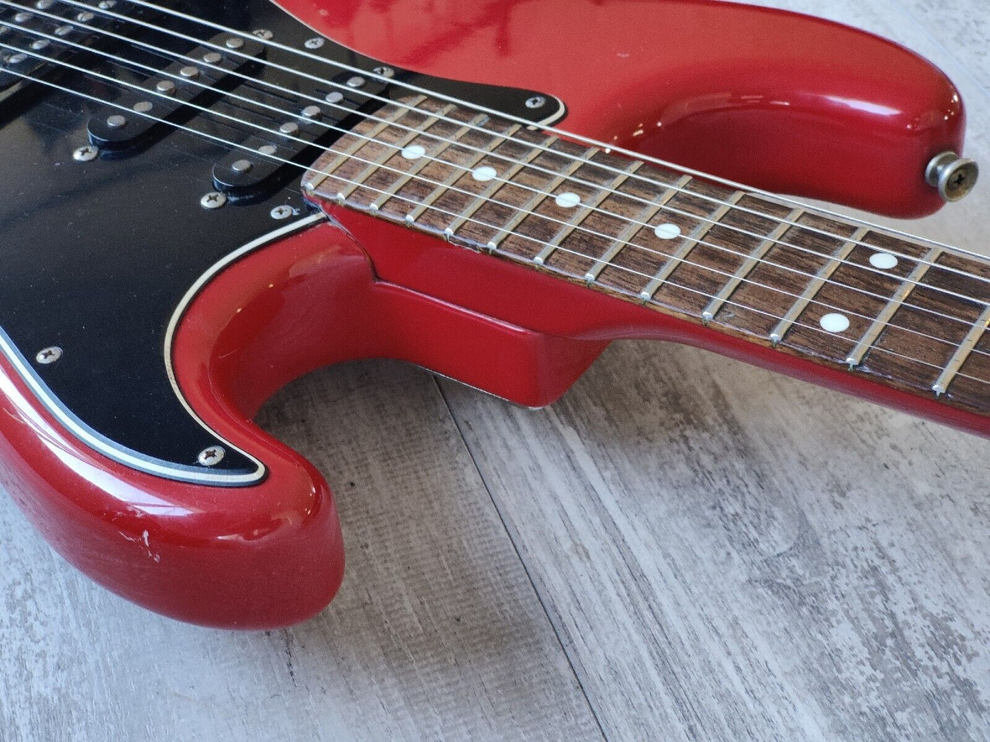 1984 Squier Japan SST314H-55 JV Series HSS Contemporary Stratocaster (Red)