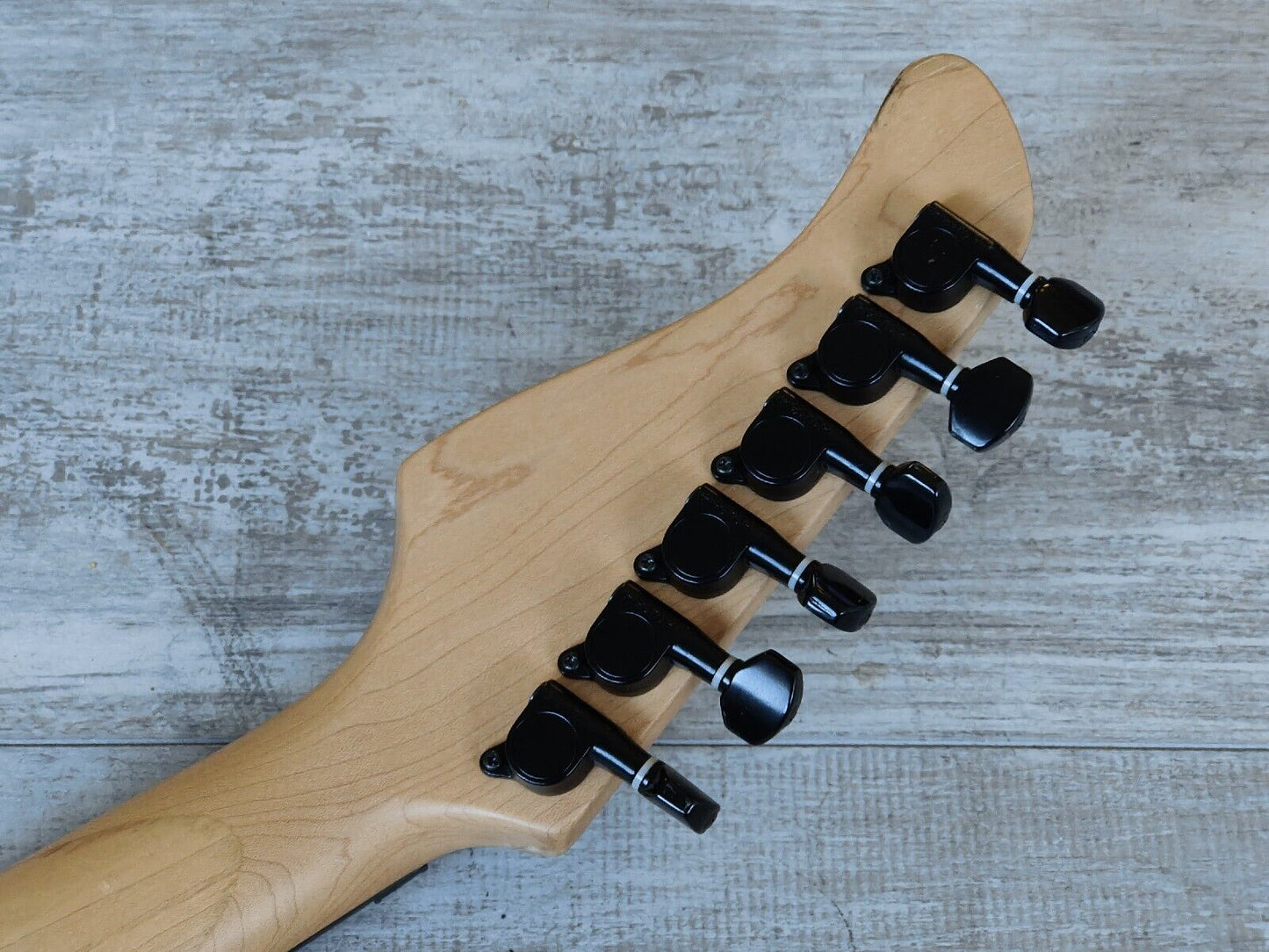 1991 Fernandes Japan FR-65 Revolver Superstrat (Black)