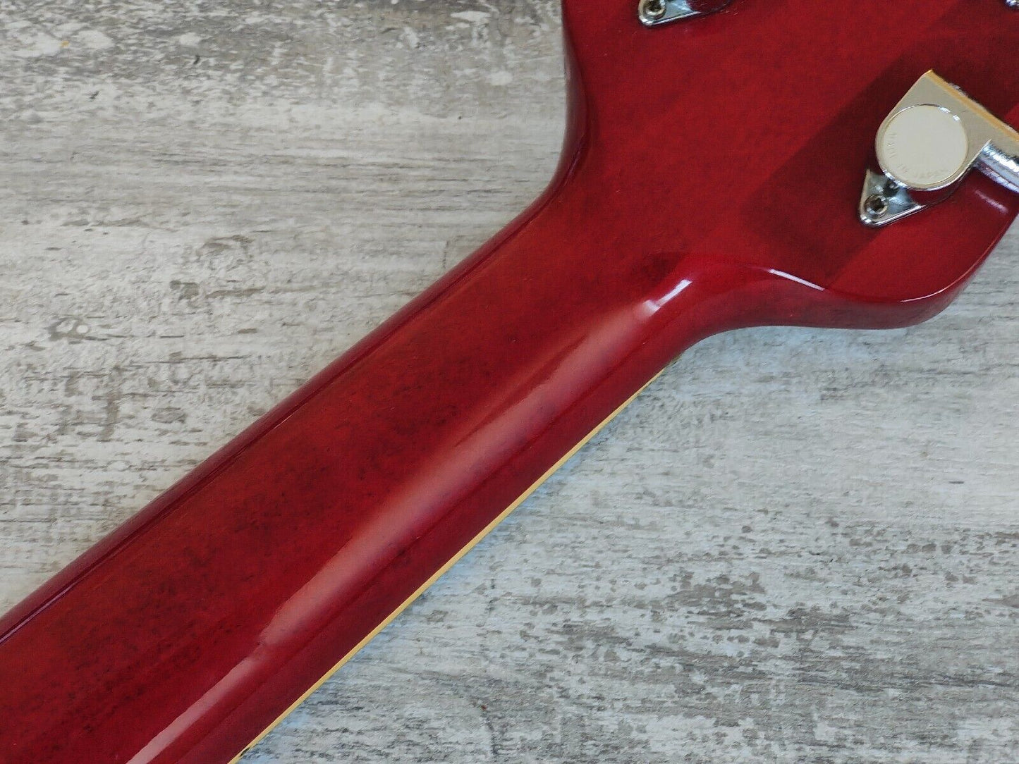 1988 Greco Japan FVB-75 Flying V Bass (Cherry Red)