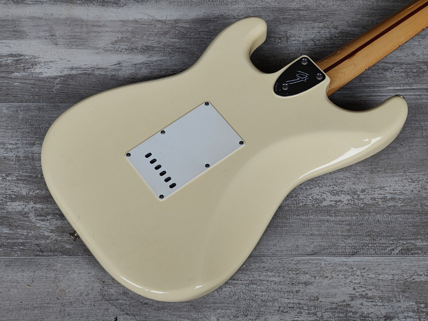 1986 Fender Japan ST72-65 '72 Reissue Blackmore Scalloped Stratocaster (White)