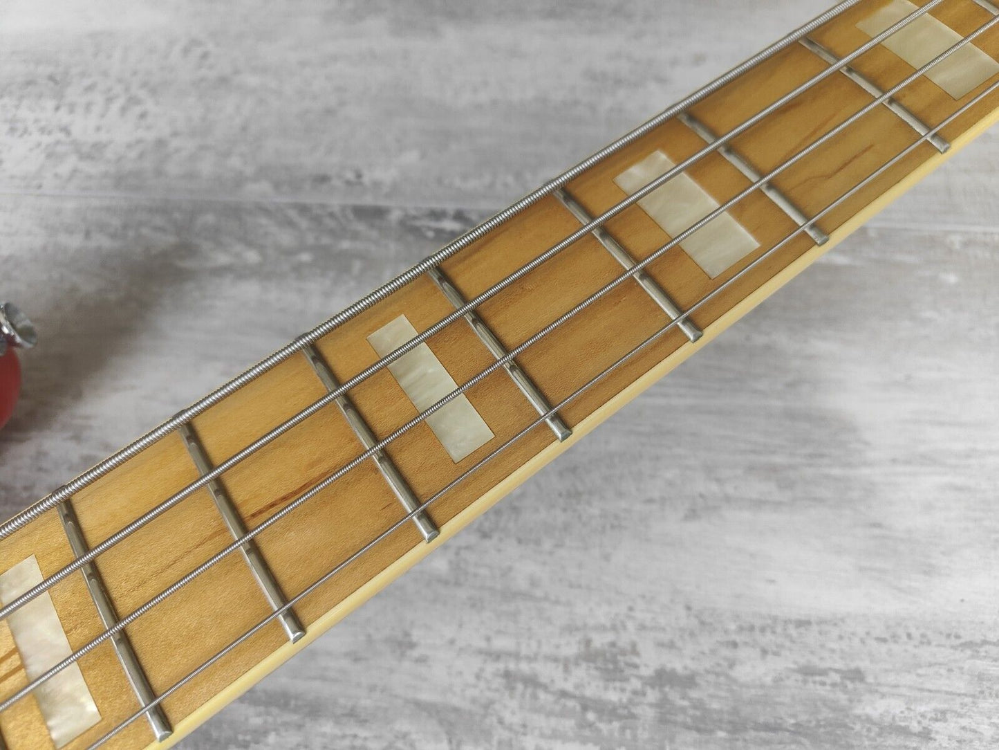 1990's Edwards Japan (by ESP) E-JB-85 '70's Reissue Jazz Bass (Fiesta Red)