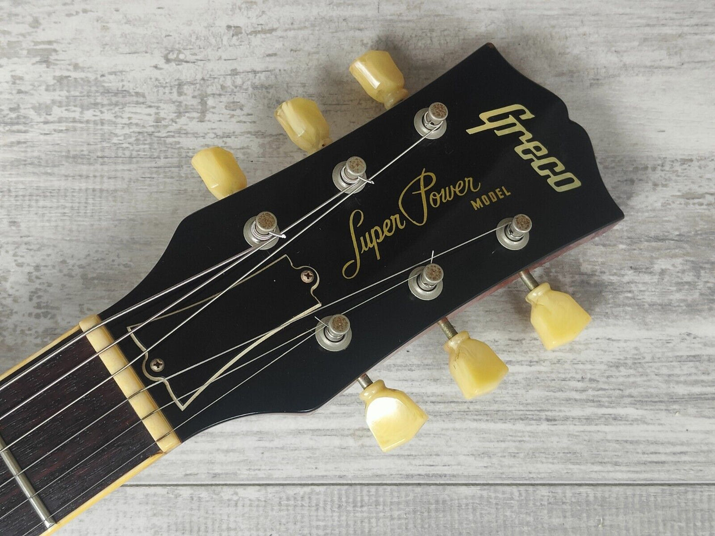 1981 Greco Japan EG-500 Super Power Les Paul Standard (Cherry Sunburst)