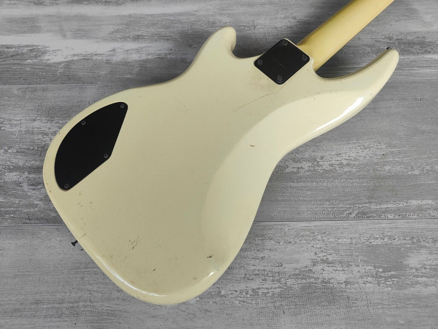 1985 Greco Japan JJB-1 Electric Bass Guitar (White)