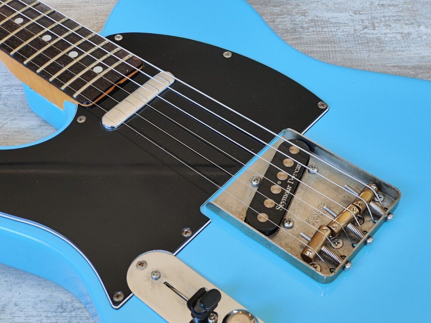 1986 Fender Japan TL72-55 LH '72 Reissue Left Handed Telecaster (Daphne Blue)