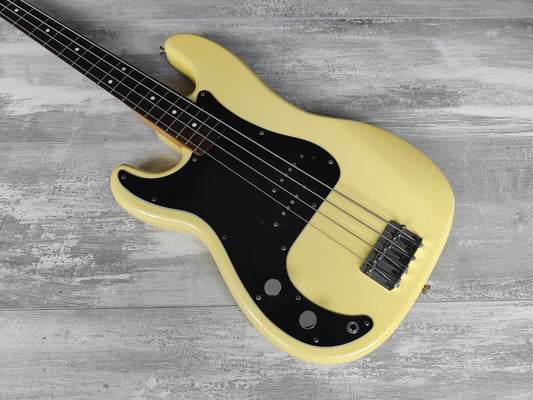 1985 Fernandes Japan FPB-40L Left Handed Precision Bass (White)