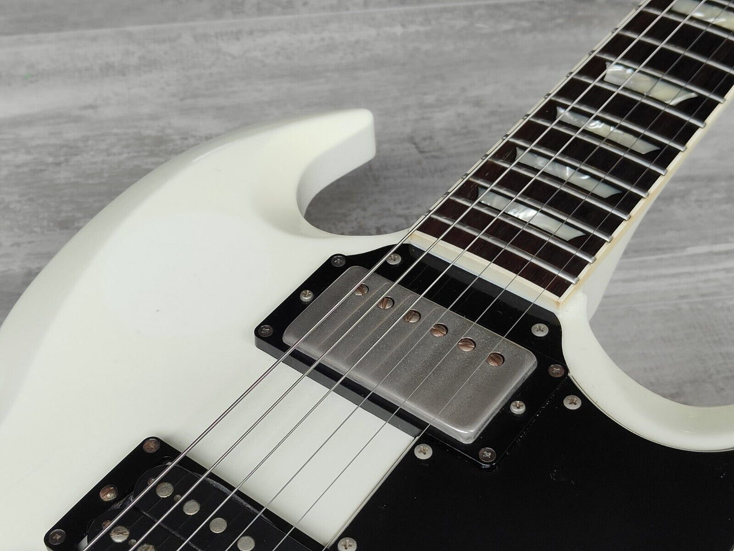 1994 Orville (Gibson) Japan  SG-65 '62 Reissue SG Double Cutaway (Alpine White)