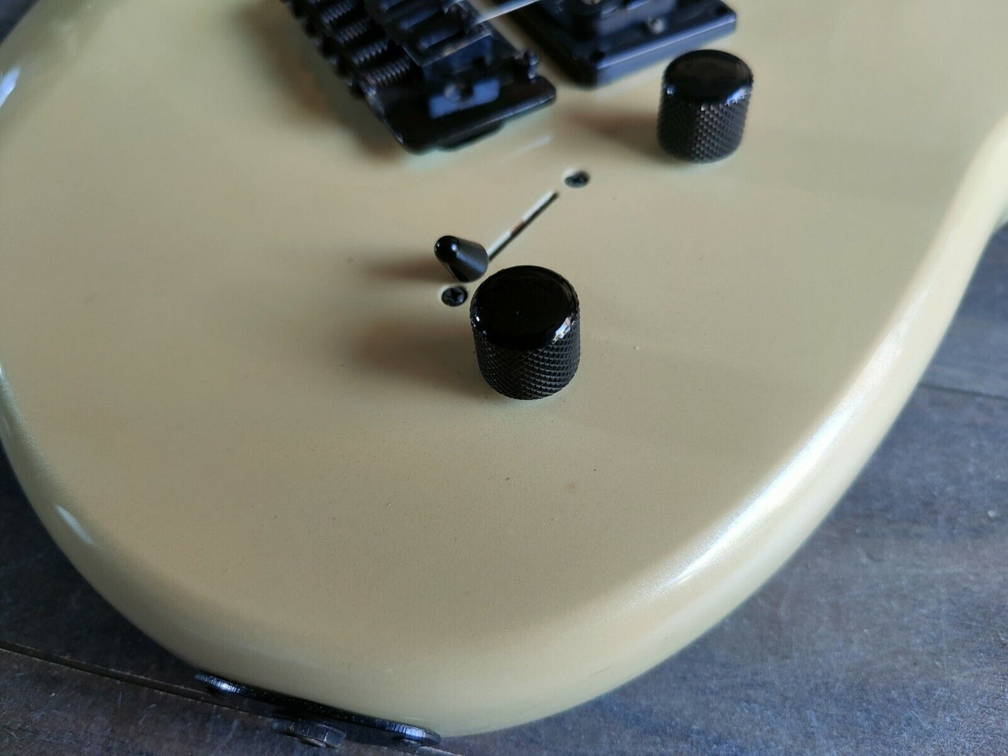 Aria Pro II "The Warrior" Superstrat Electric Guitar (White)