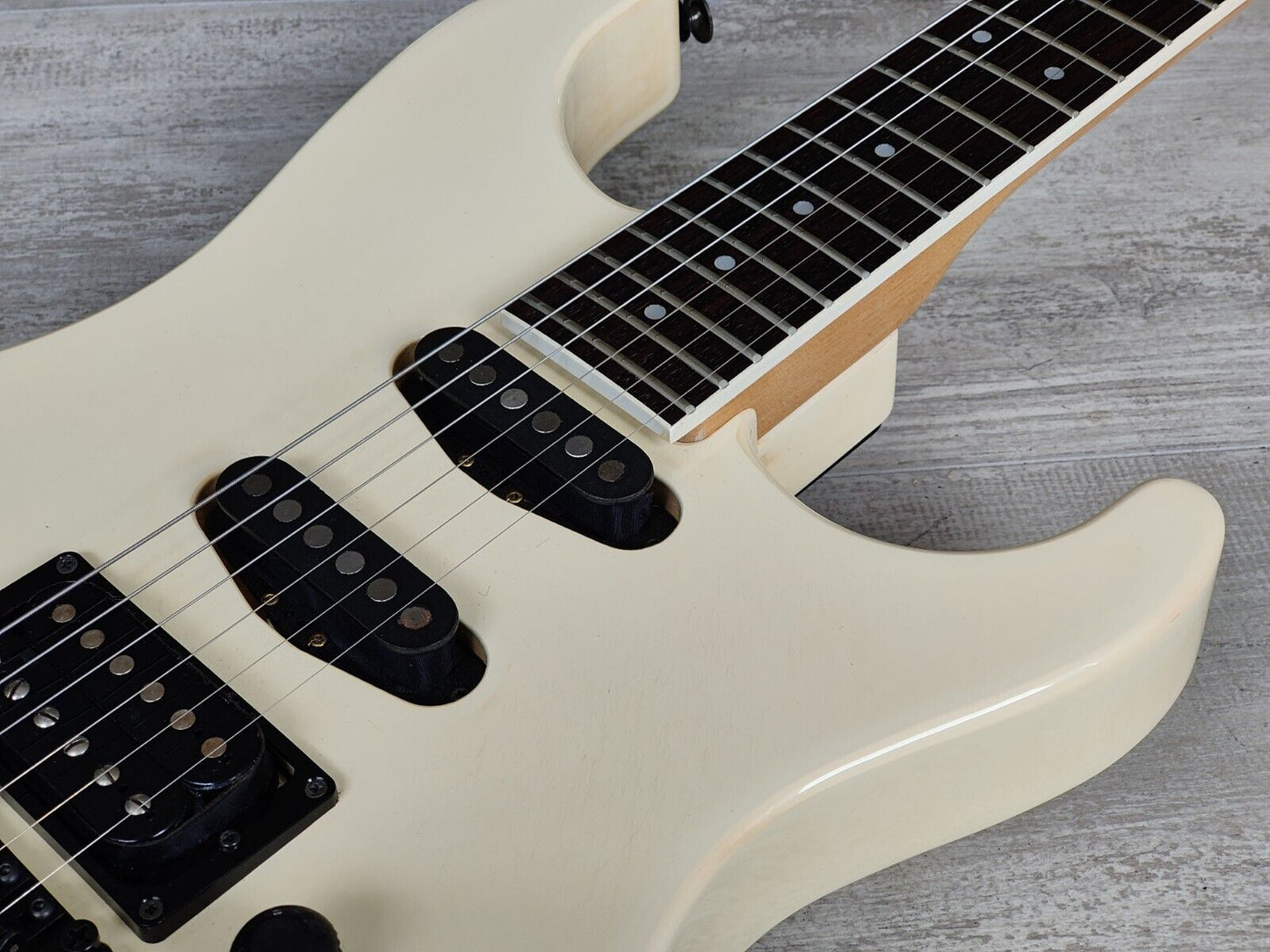 1987 Greco Japan JJ-60 HSS Superstrat (White)